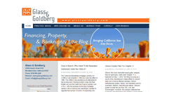 Desktop Screenshot of glassgoldbergblog.com